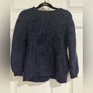 Zara Kids Navy Textured Sweater size 8